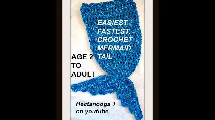 Learn to Crochet a Mermaid Tail with Free Pattern!