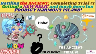 Prodigy Math Harmony Island Boss Battle Battling The Ancient Ancients First Trial New Relic
