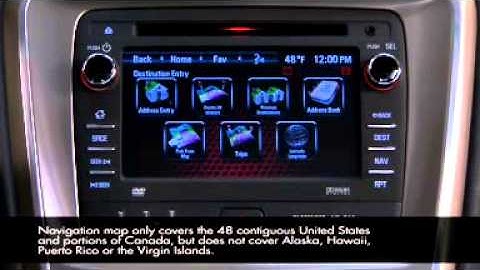Buick IntelliLink - Navigation Destination Entry