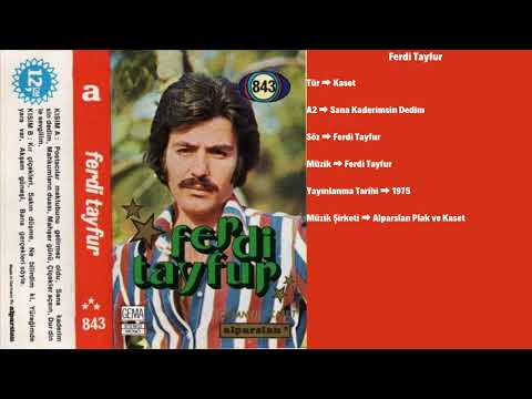 Ferdi Tayfur | Sana Kaderimsin Dedim (Kaset) Alparslan Plak ve Kaset - 843 (1975)