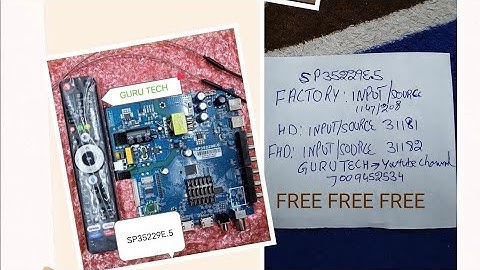 SP35229E.5 resolution code || SP35229E.5 SERVICE #electronics #viralvideo