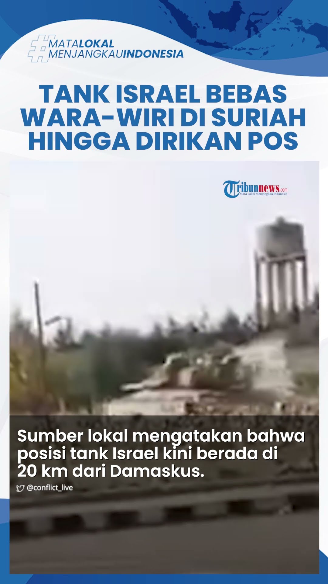 Tanpa Perlawanan, Tank-tank Israel Menyeberangi Desa di Damaskus \u0026 Dirikan Pos, Apa Skenario Zionis?