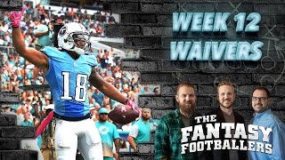 Fantasy Football 2016 - Week 12 Waivers, Streams of the Week, Mailbag - Ep. #313
