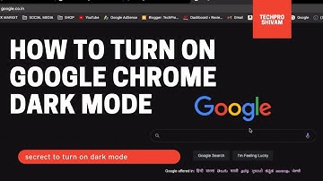 How to Enable Dark Mode on Google Chrome Latest 2021 trick