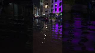 Flooded streets of San Juan Puerto Rico | Condado Lake Hightide