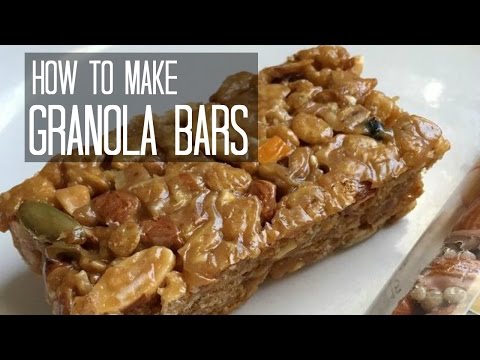 How to Make Chewy Granola Bars