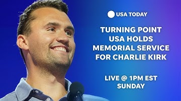 Live: Charlie Kirk memorial service held by Turning Point USA in Glendale, AZ