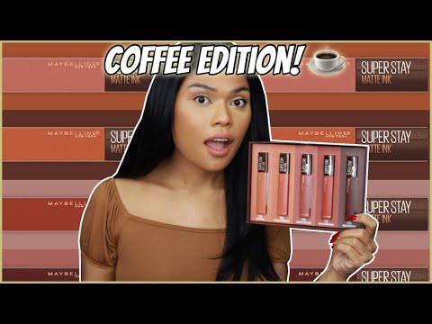 Maybelline Superstay Matte Ink + GIVEAWAY!! | Lip swatches & Review. 