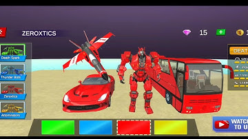 Army Bus Robot Car Game 3D APK Android/ios - Gameplay