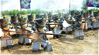 I Command a GIANT GRAND BATTLES ARMY in an INSANE Roblox Napoleonic Wars Barraux Battle