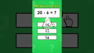 Quick Math practice