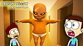 Baby in Yellow Scary Story - Android Game | Shiva and Kanzo Gameplay screenshot 3