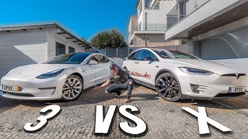 Tesla Model 3 VS Model X