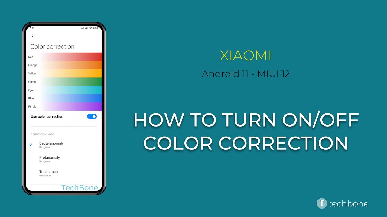 Android Color Correction How to Turn On/Off Color correction - Xiaomi [Android 11 - MIUI 12 ...