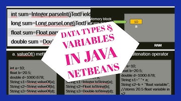 Data Types & Variables in Java Net Beans - 1|Best Tips & Tricks|Easy To Understand|Score Full Marks