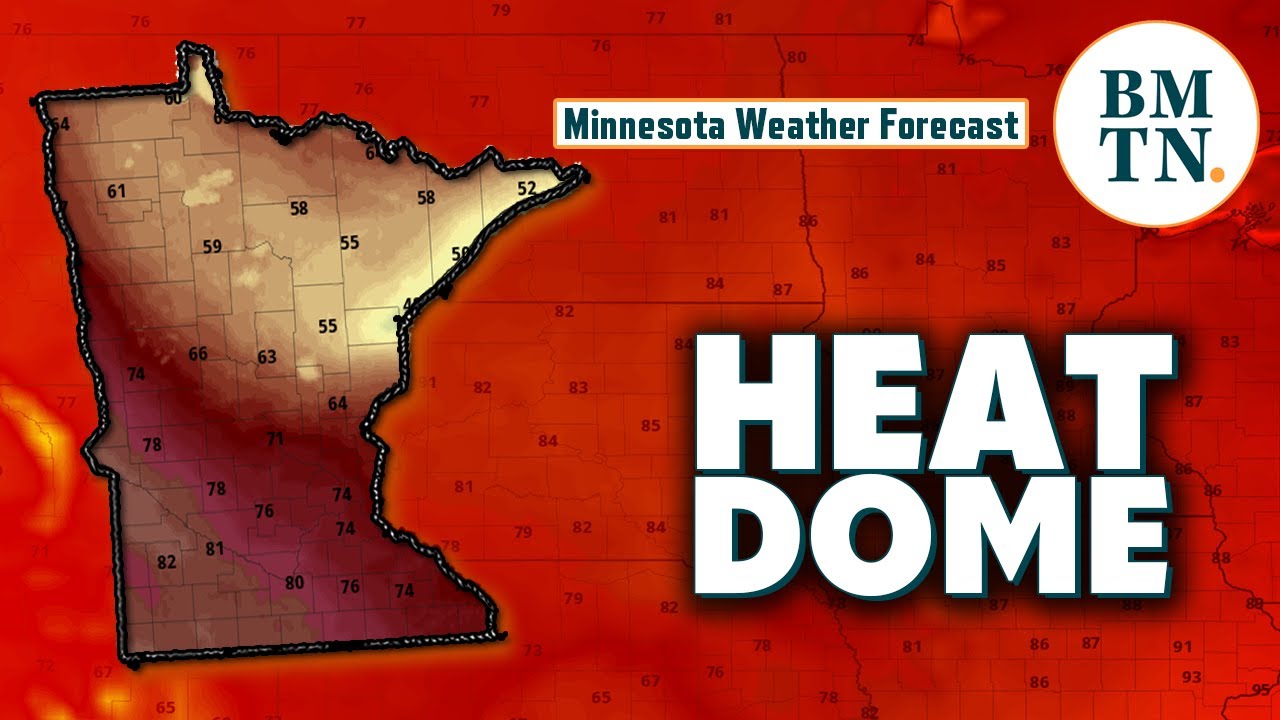 Minnesota weather Rain chances west, heat dome dominates into next