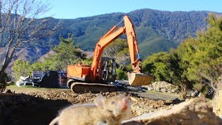 Abandoned digger gets put back to work