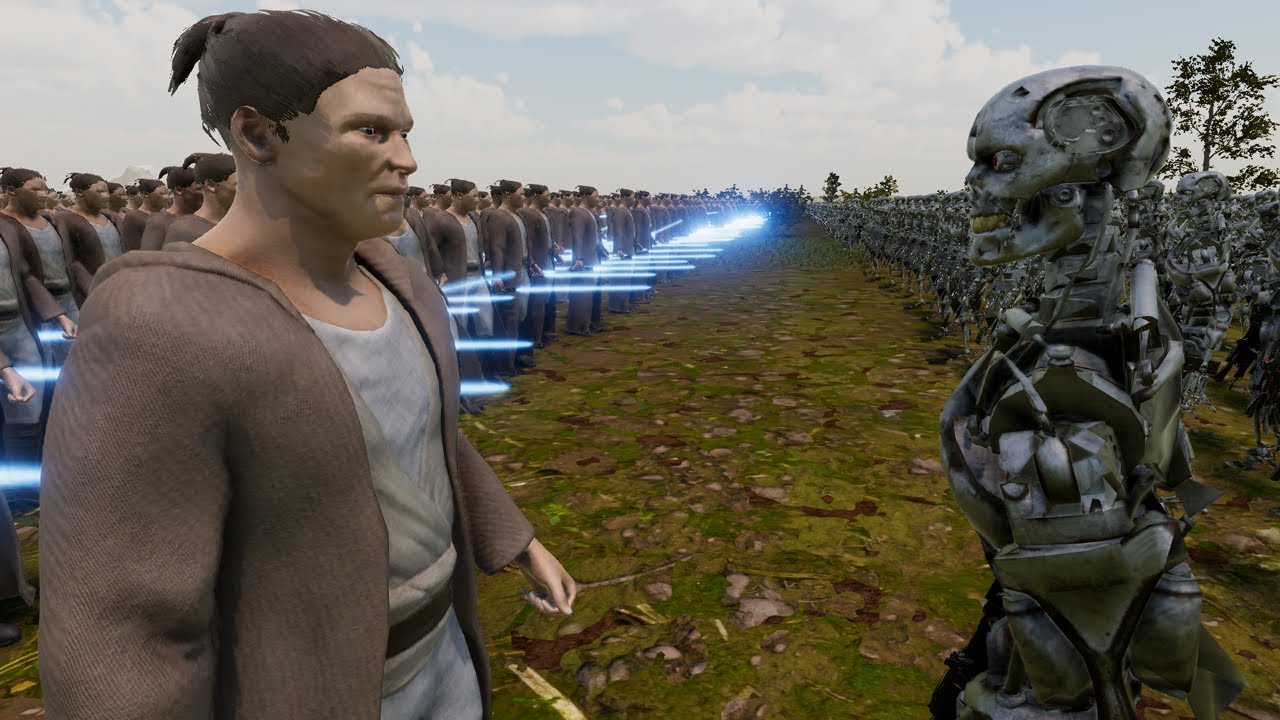Terminator Simulation STAR WARS JEDIES VS THE TERMINATOR - ULTIMATE EPIC BATTLE SIMULATOR 2 ...