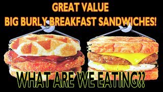 Great Value Big Burly Breakfast Sandwiches  WHAT ARE WE EATING??  The Wolfe Pit