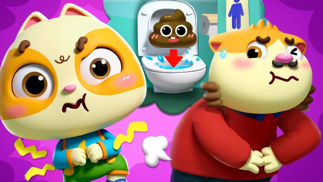 화장실! 급해요 급해! | 응가송 | 고양이 가족 | 야옹미 패밀리쇼 인기동요 | Meowmi Family Show