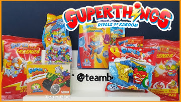 MIXED SUPERTHINGS SPECIAL! Superzings opening! blind bag blind box series