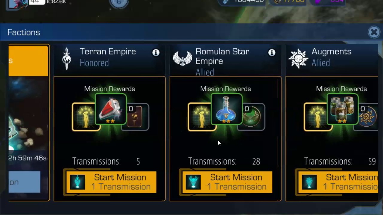 star trek timelines supply missions