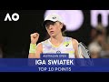 Iga Swiatek's Top 10 Points | Australian Open