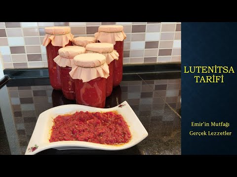 Lutenitsa Tarifi / Lutenitsa Recipe / Lutenitsa Tarifi  Kışa Hazırlık / Kahvaltılık Sos Tarifi