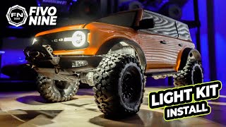 Traxxas Trx4 light kit install on Bronco