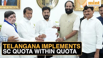 Telangana Becomes First State To Divide SC Communities In Sub-groups | Congress’ BIG Move Explained