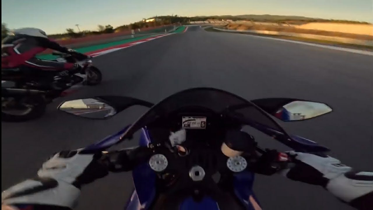 Rory Skinner Yamaha R1 Portimao fast trackday POV - YouTube