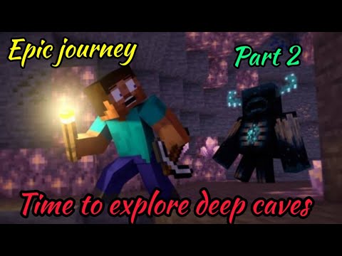 Epic journey in 1.18 part 2 : Exploring new deep caves #minecraft #minecrafthindi