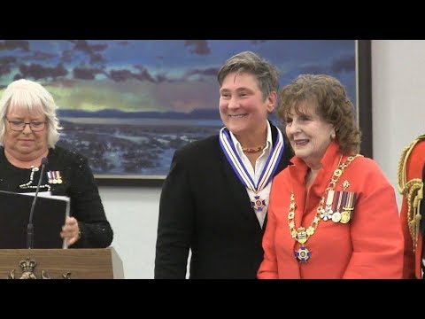 Singer k.d. lang receives Alberta’s highest honour