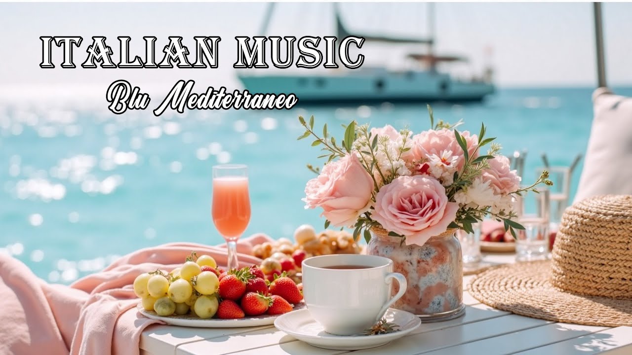 The Best 🇮🇹 Italian Music🎶 Italian Vibes 🎶 1+ Hour Scenic Amalfi Coast & Lake Como Relaxation 4K