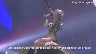 Miley Cyrus - Love Money Party Feat. Big Sean [Bangerz Tour] [Legendado] ᴴᴰ