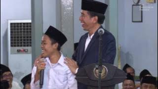 Presiden Jokowi & Santri