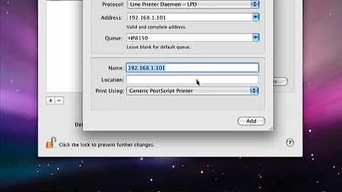 Printing Mac Leopard