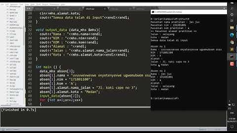 Modul 8 -  Struct dan Class