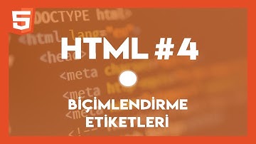 Web Tasarım Eğitimleri  -  Html Metin Biçimlendirme Etiketleri