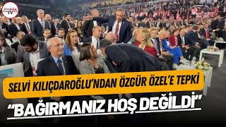 CHP kongesinde gerginlik! Selvi Kılıçdaroğlu'ndan Özgür Özel'e tepki: “Bağırmanız hoş değil!”