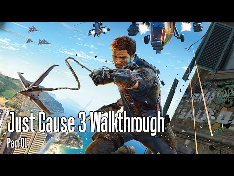 Just Cause 3 Walkthrough Part 01 (BOOM ISLAND EXPLORATION)