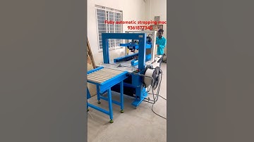 Fully automatic strapping line 9361877345 #interopactec #strappingmachine