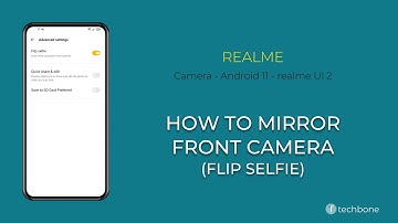 How to Mirror Front Camera - realme [Android 11 - realme UI 2]