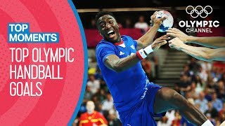 Incredible men's Handball Goals of the Olympics Games | Top Moments