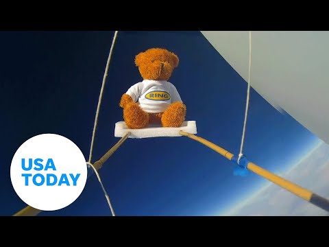 Father invents flight module with teddy bear pilot astronaut | USA TODAY