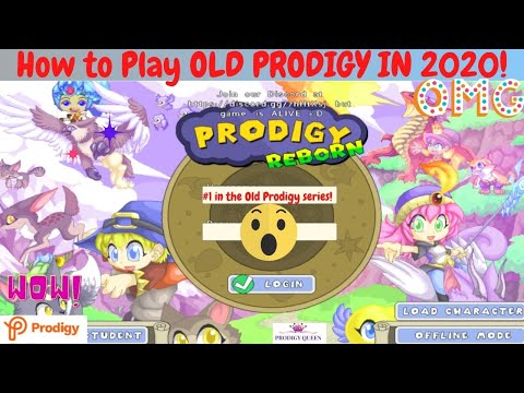 PRODIGY MATH GAME | How To Play OLD PRODIGY In 2020! #1 in the Old Prodigy Adventure Series!