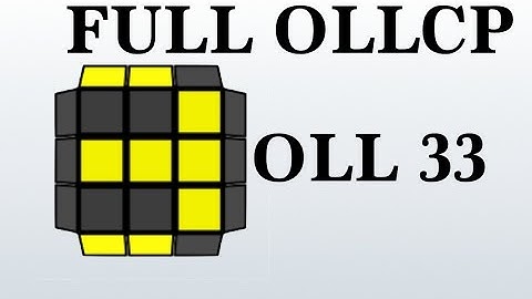 [OLLCP] - OLL 33 (Easy T Case)