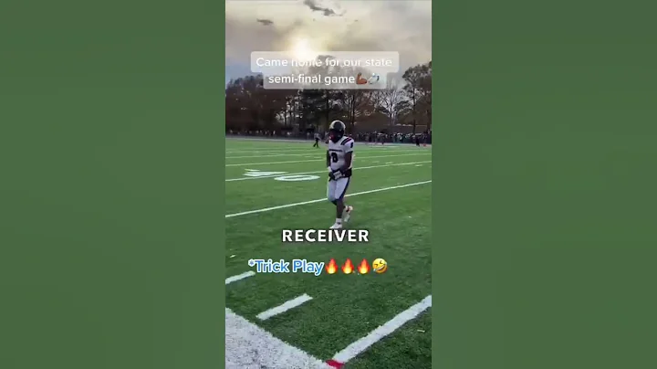 Greatest trick play ever by this high school football team 😱 (via drellambertt/IG)
