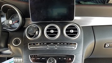 How to Remove Radio / Navigation / Command from Mercedes C Class 2017 for Repair.