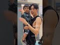 Got7 mark tuan with bambams nephew  backstage pull up thailand fanmeeting 2022 day 3